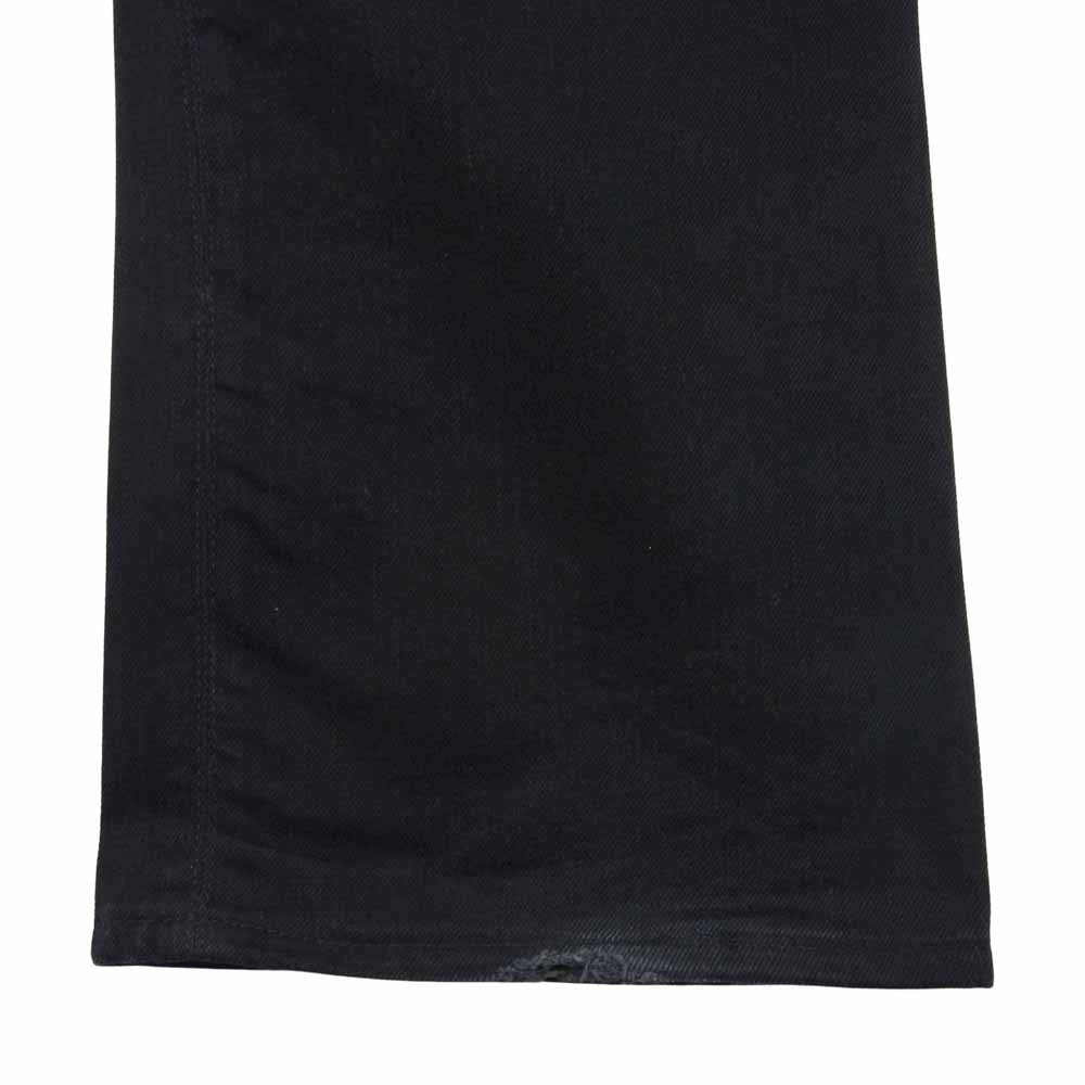 CHROME HEARTS クロムハーツ(原本無) フレアニー デニム パンツ コットン ブラック系 31R【中古】