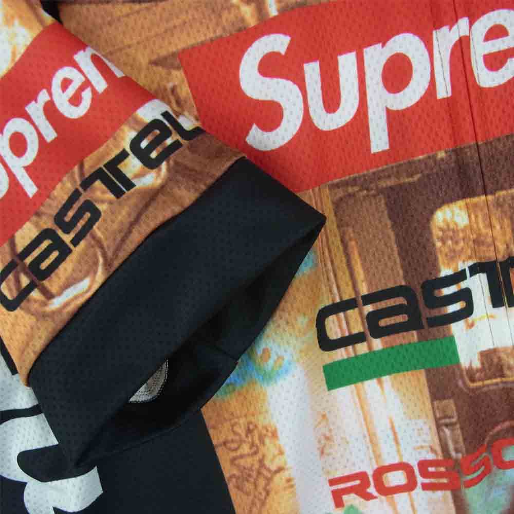 Supreme シュプリーム 20SS Castelli Subway Cycle Jersey カステリ サイクリング サイクル ジャージ オレンジ系 L【新古品】【未使用】【中古】