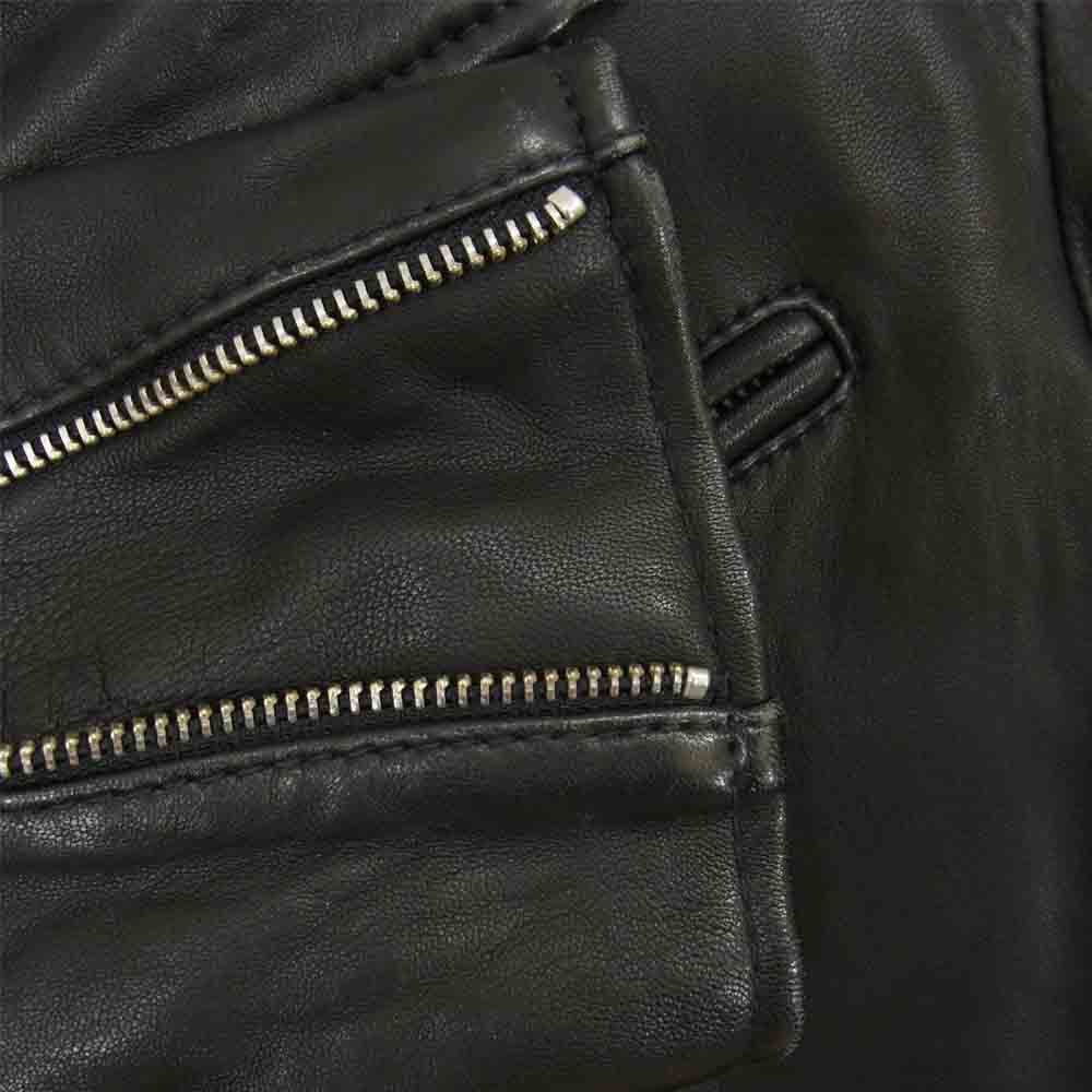 ユナイテッドトーキョー ラム レザー ダブル ライダース ジャケット ブラック系 1【中古】