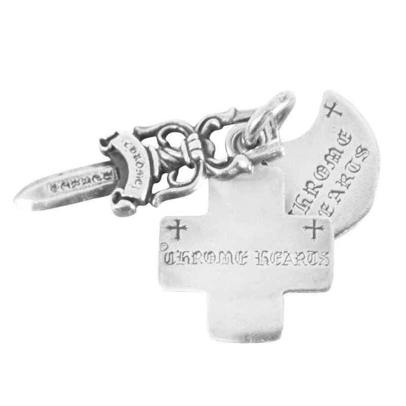 CHROME HEARTS クロムハーツ（原本無） 3 TRINKETS スリー トリンケッツ ペンダント トップ シルバー系【中古】