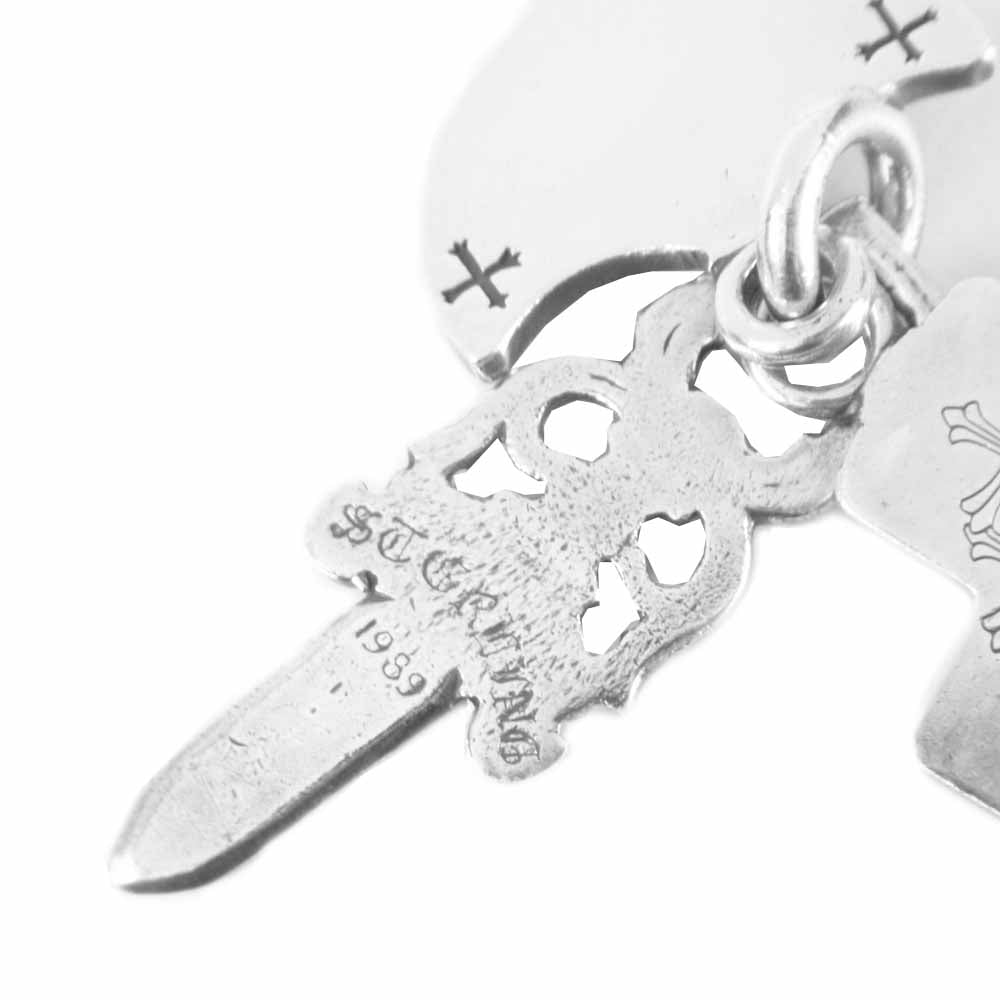 CHROME HEARTS クロムハーツ(原本無) 3 TRINKETS スリー トリンケッツ ペンダント トップ シルバー系【中古】