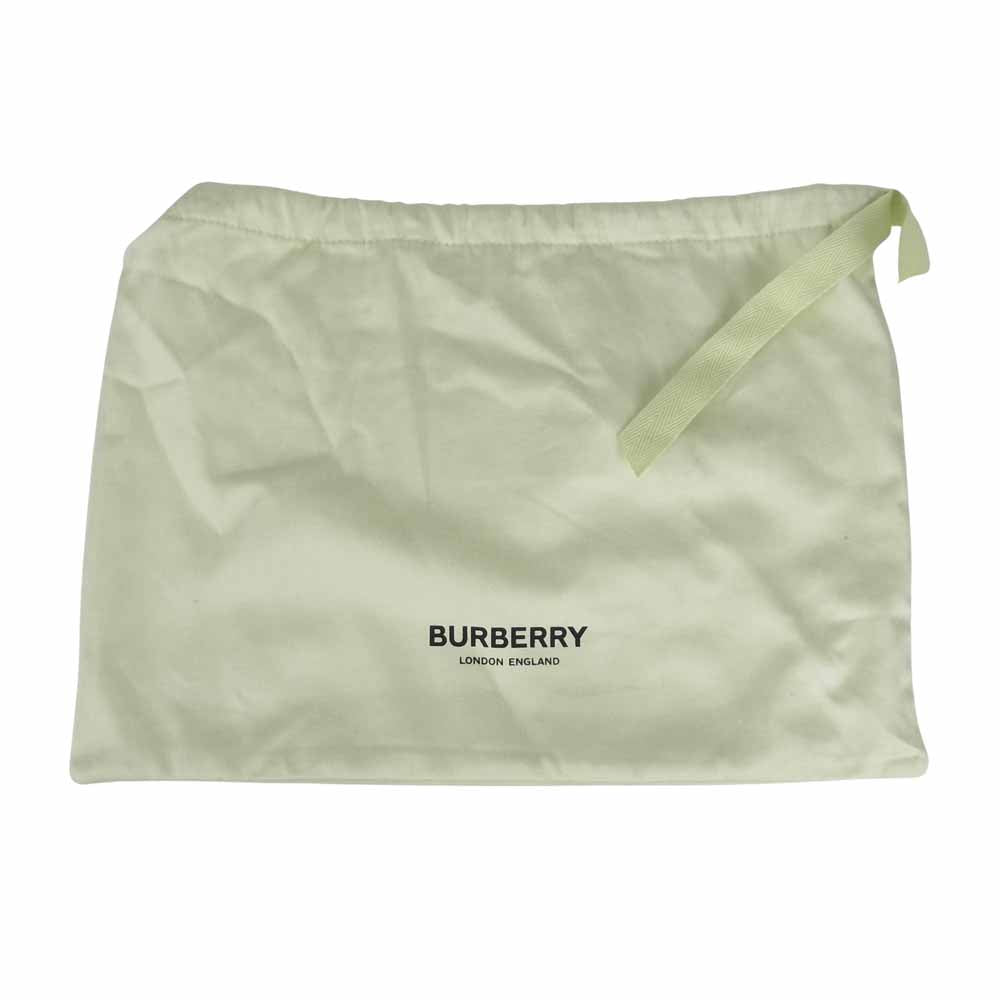 BURBERRY バーバリー ロゴ ナイロン クロス ボディバッグ ブラック系【美品】【中古】