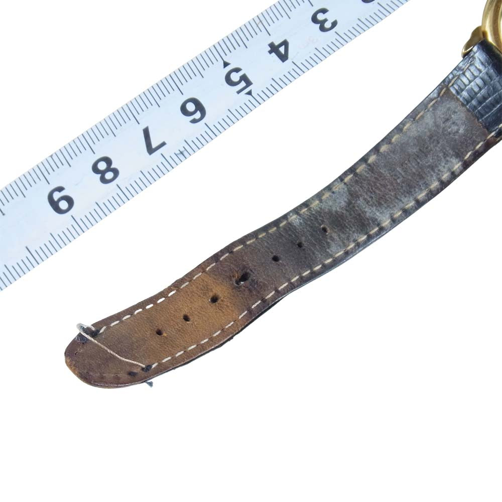 FENDI フェンディ 300J クオーツ 腕時計 053-899 ウォッチ ゴールド×ブラック系【中古】