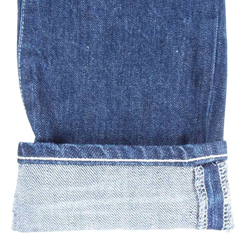 UNDERCOVER アンダーカバー イナズマ 刺繍 切替 デニム スキニー パンツ インディゴブルー系 1【中古】