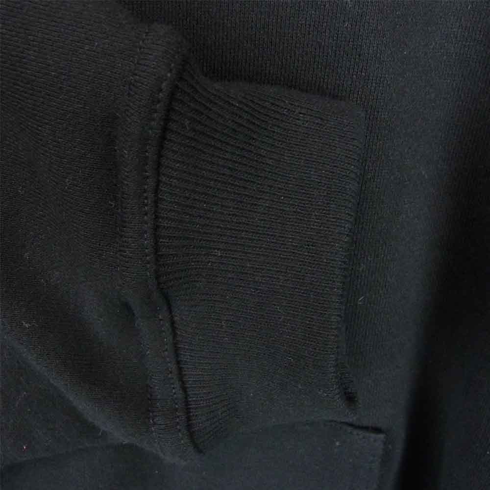 ローン signature hoodie シグネチャー フーディー ロゴ刺繍 プル オーバー ブラック系 52【中古】
