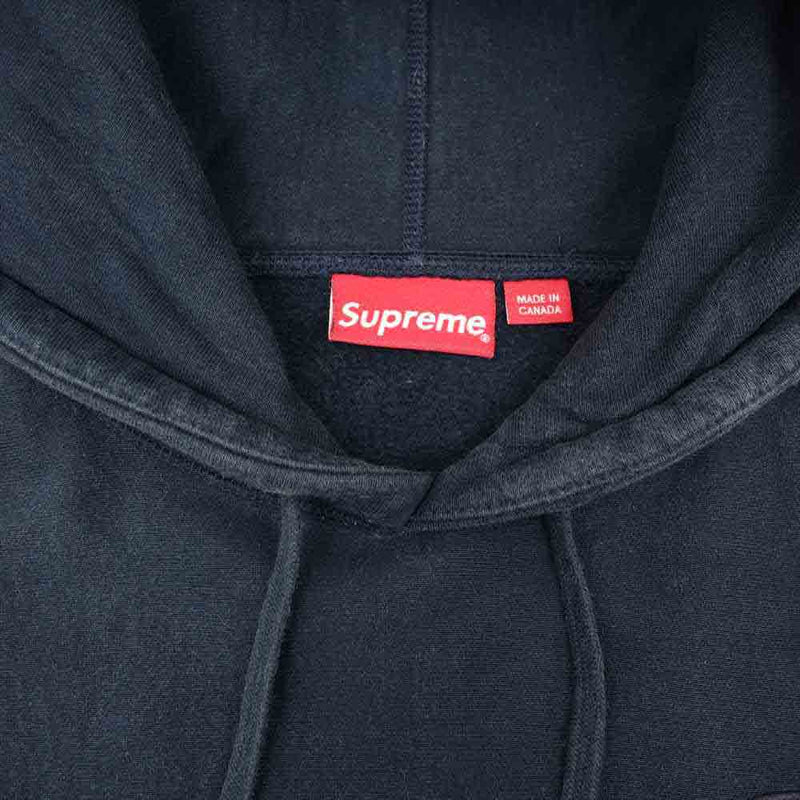 supreme Tonal S logo hooded sweatshirt L