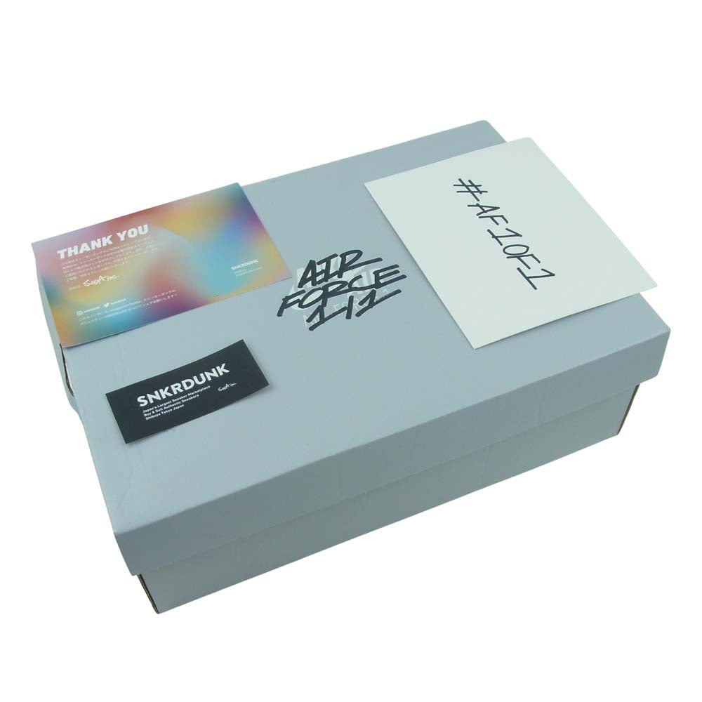 NIKE ナイキ DM5329-200 AF1/1 カスタマイズ エアフォース スニーカー ベトナム製 グレー系 27cm【中古】