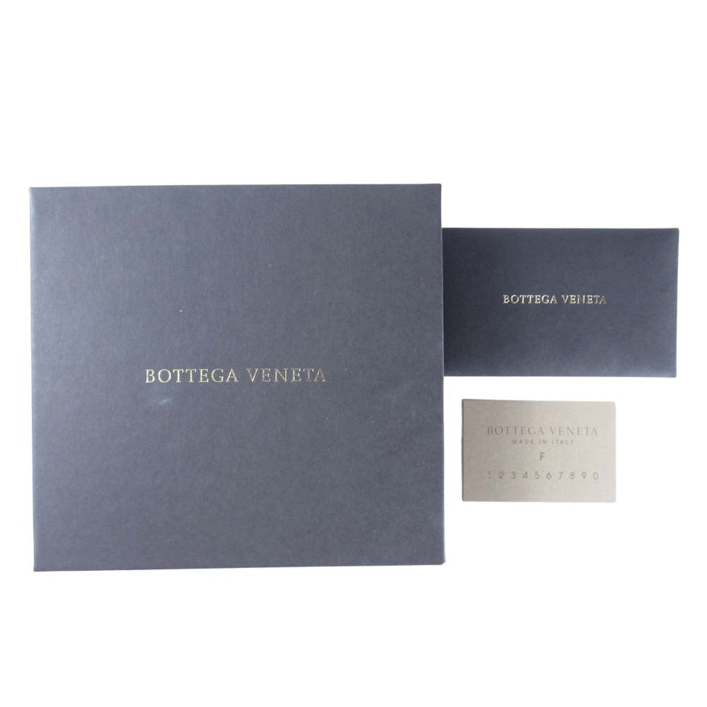 BOTTEGAVENETA ボッテガヴェネタ イントレチャート マネークリップ ウォレット ブラック系【中古】