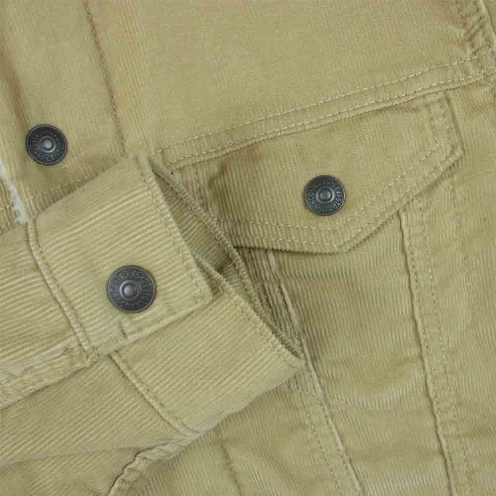 Levi's リーバイス 16365-0066 TYPE 3 SHERPA TRUCKER タイプ 3 シェルパ トラッカー コーデュロイ 裏ボア ジャケット ライトブラウン系 S【美品】【中古】