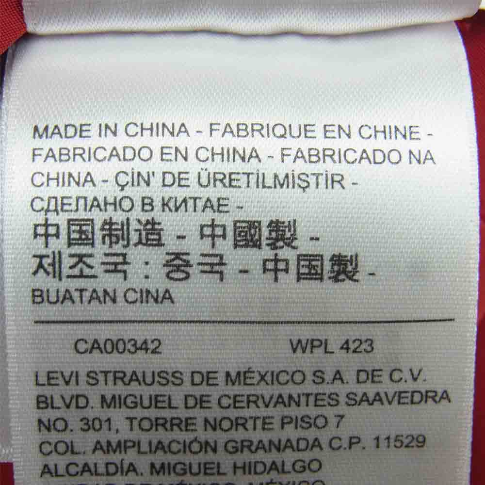 Levi's リーバイス A0615-0000 DISNEY ディズニー MICKEY&FRIENDS DOWN PARKA ミッキー&フレンズ 総柄 中綿 コート ホワイト系 レッド系 S【中古】