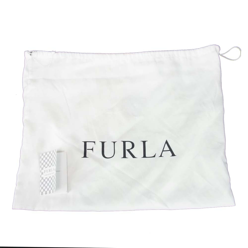 Furla フルラ G6516 レザー ハンド バッグ ホワイト系【中古】