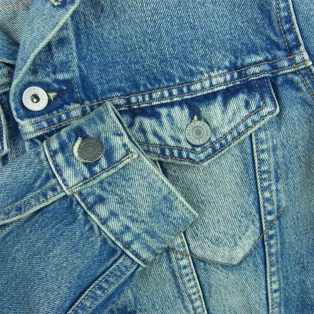 ヘロンプレストン 21792-0000 LEVI'S リーバイス TRACKER DENIM JACKET トラッカー デニム ジャケット インディゴブルー系 XS【極上美品】【中古】