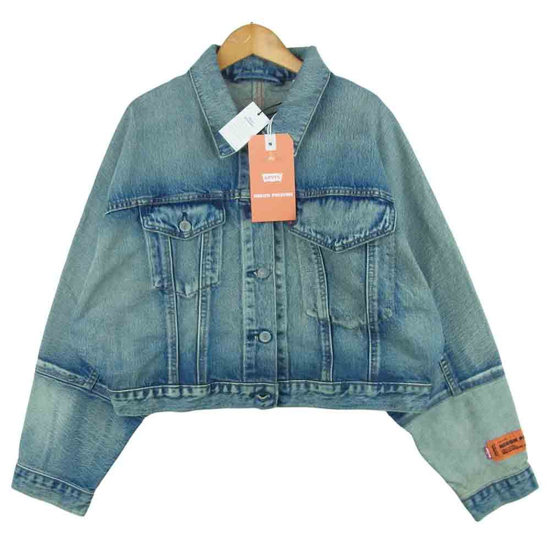 ヘロンプレストン 21778-0000 LEVI'S リーバイス ショート トラッカー デニム ジャケット インディゴブルー系 M【極上美品】【中古】