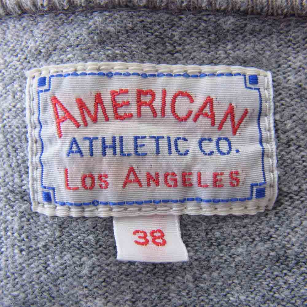 The REAL McCOY'S ザリアルマッコイズ BALL PARK AMERICAN ATHLETIC TEE グレー系 M【中古】