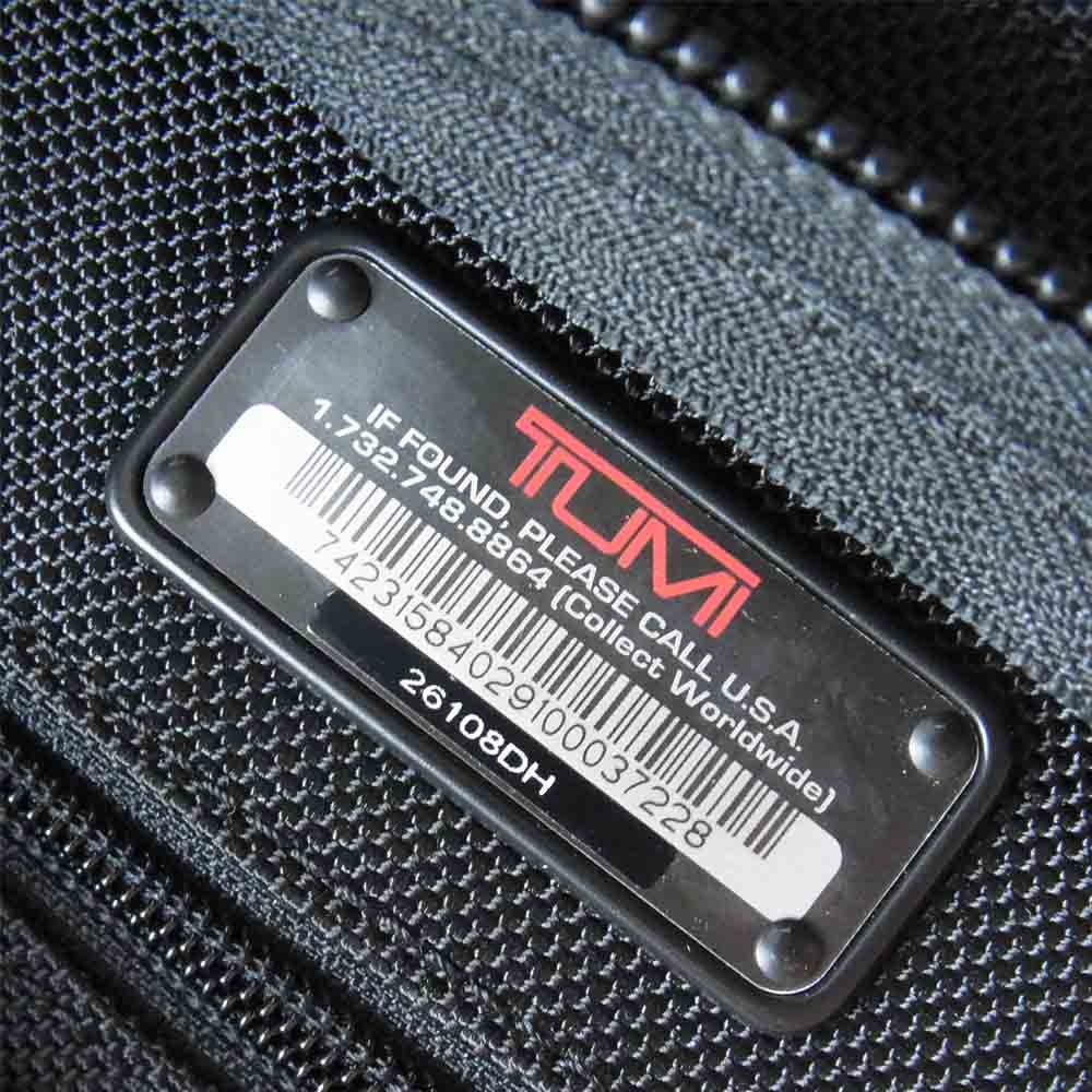 TUMI トゥミ 26108DH アルファオーガナイザー ブリーフケース バッグ ブラック系【美品】【中古】