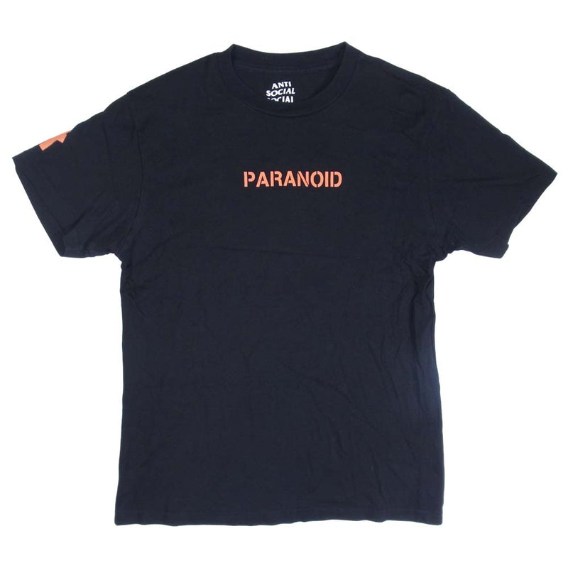 アンチソーシャルソーシャルクラブ × UNDEFEATED アンディフィーテッド PARANOID Tシャツ ブラック系 M【中古】