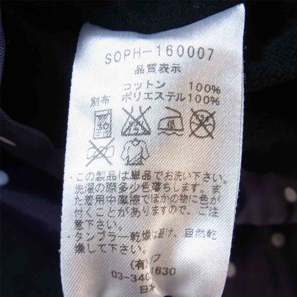 SOPHNET. ソフネット soph-160007 fake layerd pocket tee フェイク レイヤード ポケット ブラック系 M【中古】