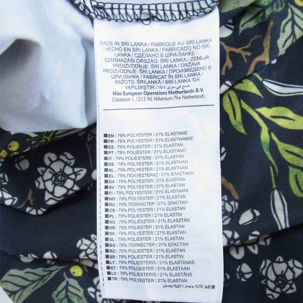 NIKE ナイキ × RT ★ drift tee Tシャツ 半袖 総柄 ロゴ プリント ボタニカル ブラック系 S【中古】