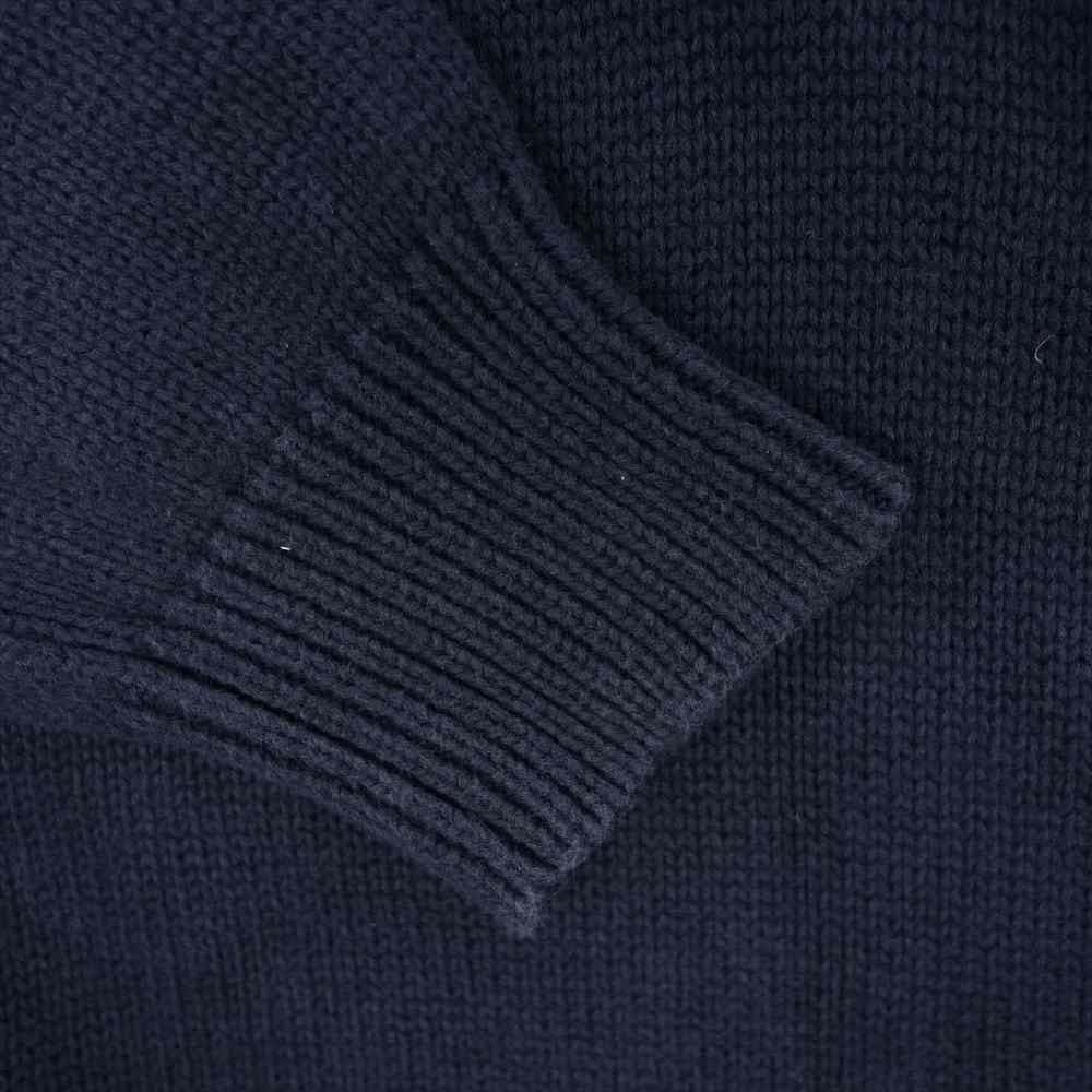 Supreme シュプリーム 16AW Half Zip Mock Neck Sweater ハーフジップ モックネック セーター ネイビー系 M【中古】