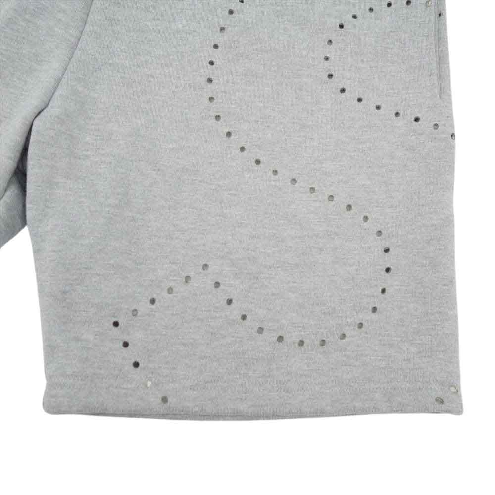 Supreme シュプリーム 21SS Laser Cut S Logo Sweatshort グレー系 M【美品】【中古】