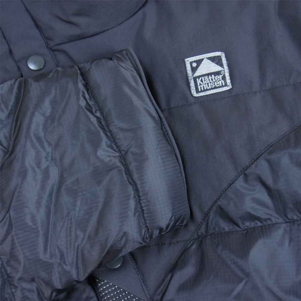 KLATTERMUSEN クレッタルムーセン 旧ロゴ Liv Sweater リブセーター プルオーバー アノラック ダウン ブラック系 M【中古】