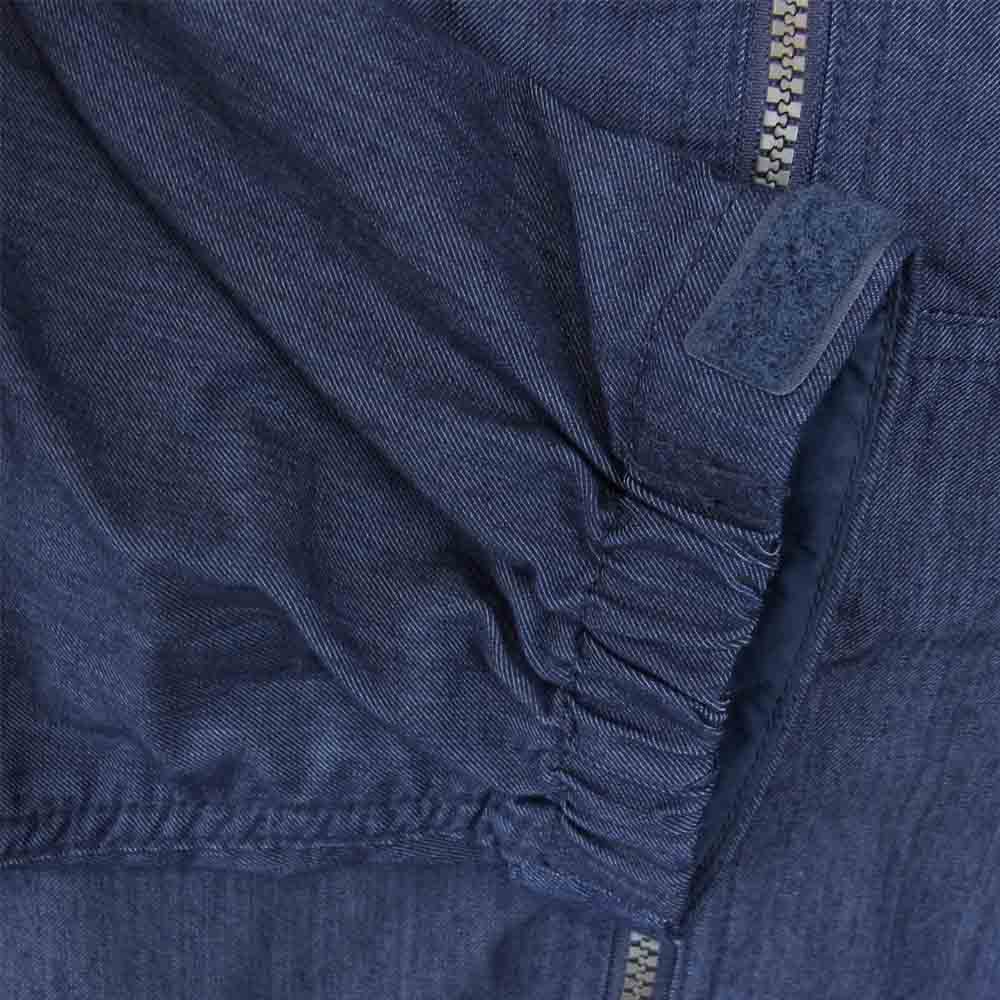 THE NORTH FACE ノースフェイス NP22136 NYLON DENIM COMPACT JACKET ナイロン デニム コンパクト ジャケット マウンテン パーカー インディゴブルー系 XL【中古】