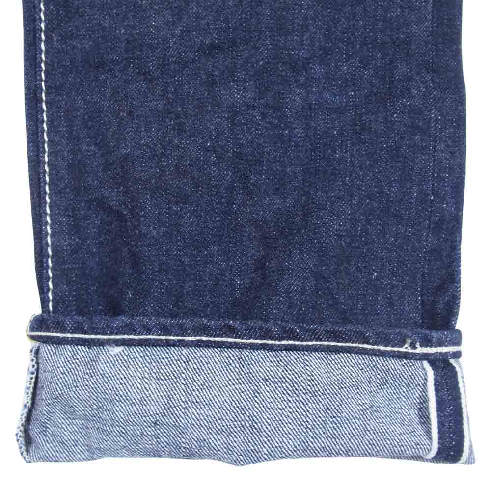 スカルジーンズ アメキミスト レザーポケット デニム パンツ インディゴブルー系 30【中古】