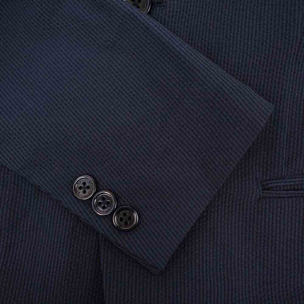EDIFICE エディフィス テーラードジャケット セットアップ ネイビー系 46【中古】