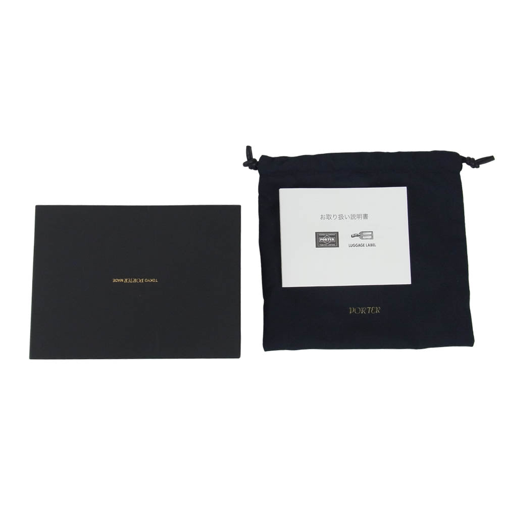 PORTER ポーター 195-01331 MULTI WALLET ジップ マルチ ウォレット ゴールド ゴールド系【中古】