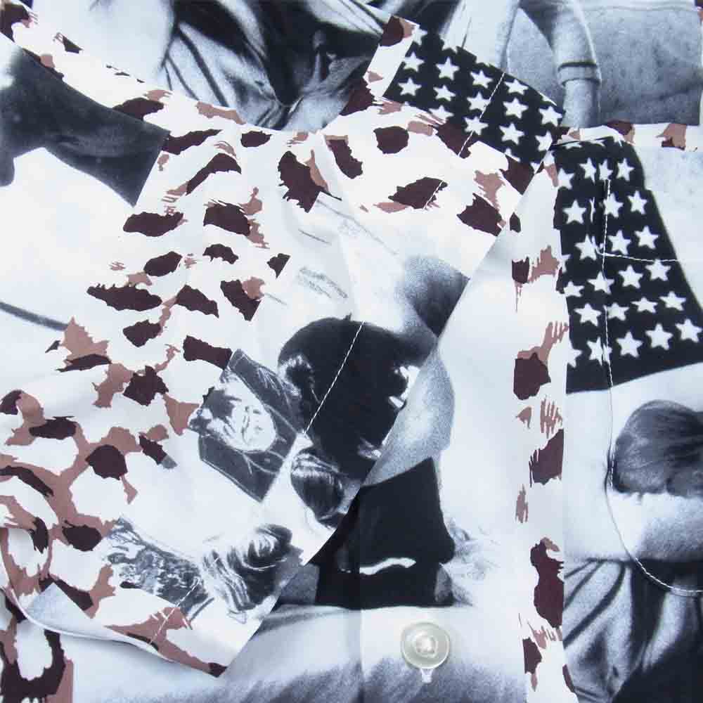 WACKO MARIA ワコマリア 21SS LARRY CLARK TULSA STIE-LO SH TYPE-2 ラリークラーク スティーロ アロハ シャツ ライトグレー系 M【極上美品】【中古】