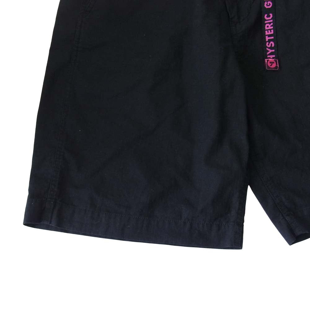 HYSTERIC GLAMOUR ヒステリックグラマー 02182AM03 クライミング ショート パンツ ブラック系 M【中古】
