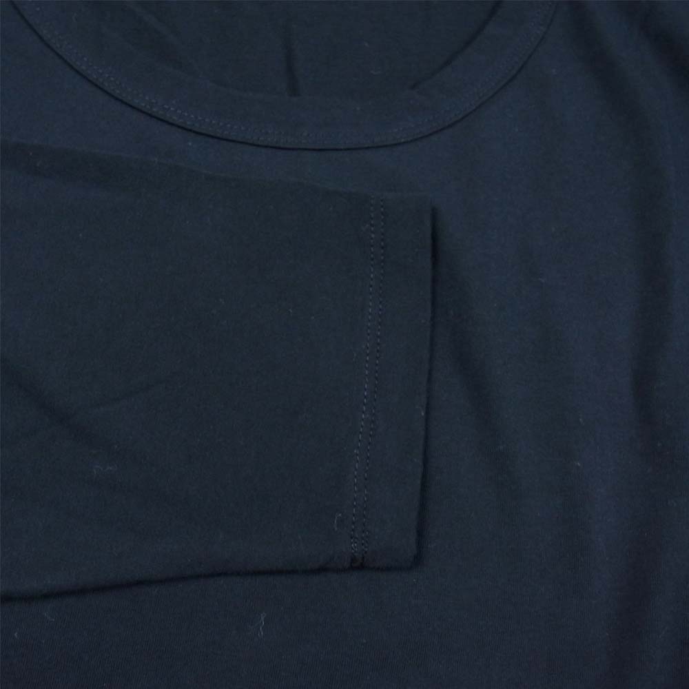 Yohji Yamamoto ヨウジヤマモト GroundY 21SS GM-T15-040-3-03 30/Cotton Jersey Jumbo Round Long Sleeves Cut Sew コットンジャージー ジャンボ カットソー ブラック系 3【新古品】【未使用】【中古】