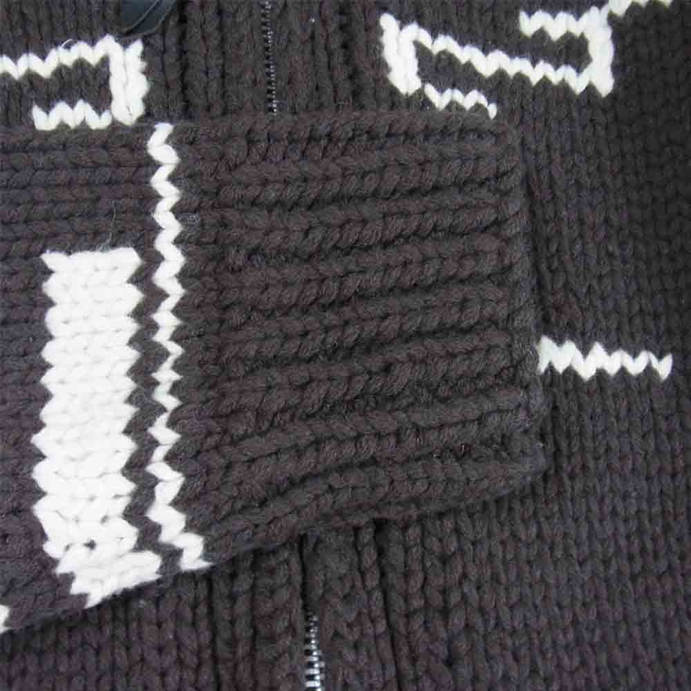 WTAPS ダブルタップス 14AW 142madt-knm04 COWICHAN SWEATER カウチン ニット ブラウン系 サイズ表記無し【中古】