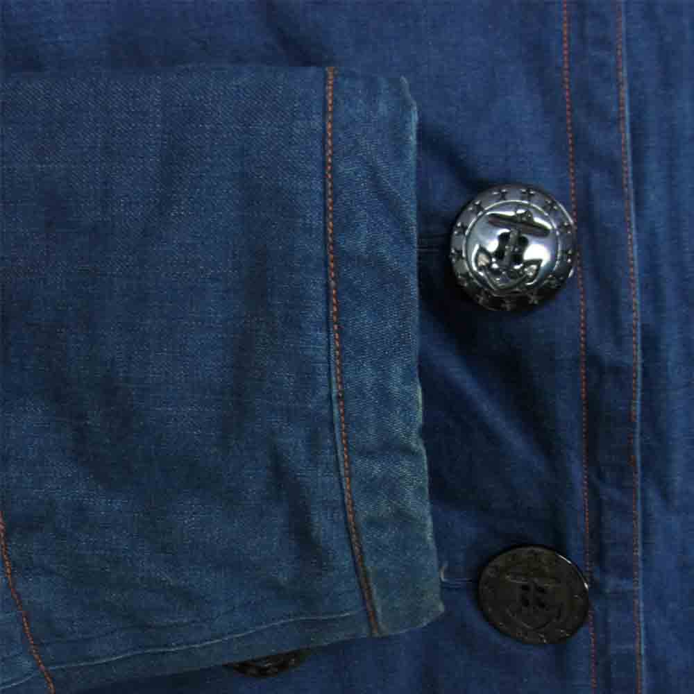 GERUGA ゲルガ GR-CT-13 10 BUTTONS DENIM COAT デニム コート インディゴブルー系 L【中古】