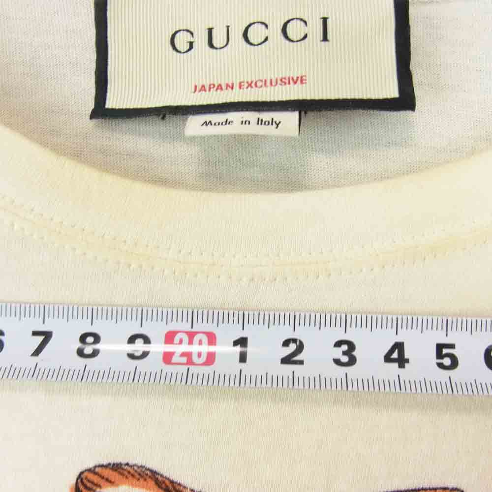 GUCCI グッチ 国内正規品 ヒグチユウコ Collection ラビット Tシャツ オフホワイト系 M【中古】