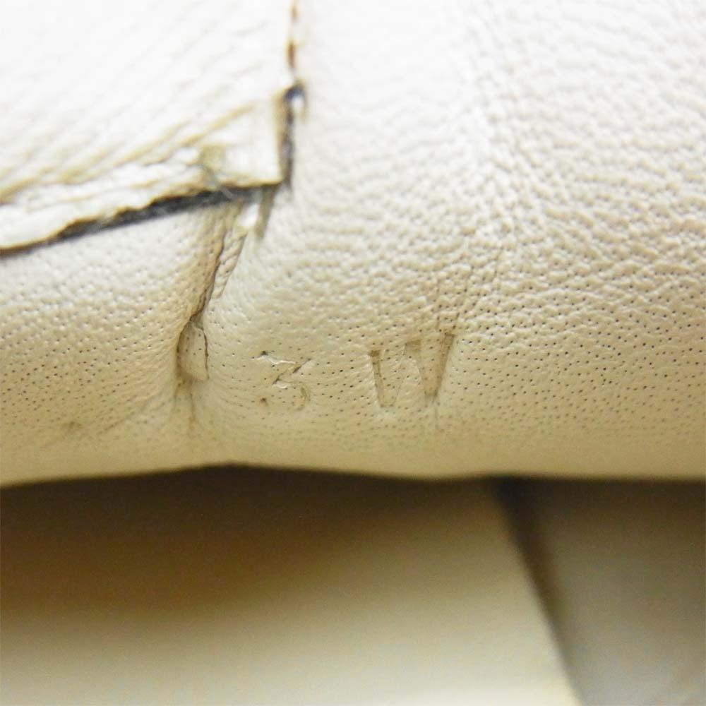 GUCCI グッチ 498916 RHYTON ライトン ヴィンテージ加工レザー ダッドスニーカー オフホワイト系 3【中古】