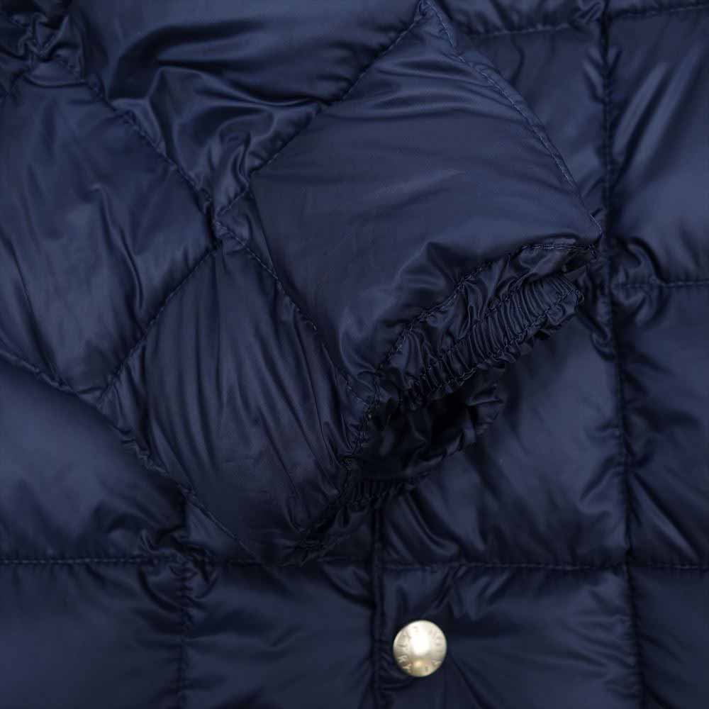 タイオン CREW NECK INNER DOWN SET ナイロン クルーネック デタッチャブル インナー ダウンジャケット ネイビー系 AJIA XL【中古】