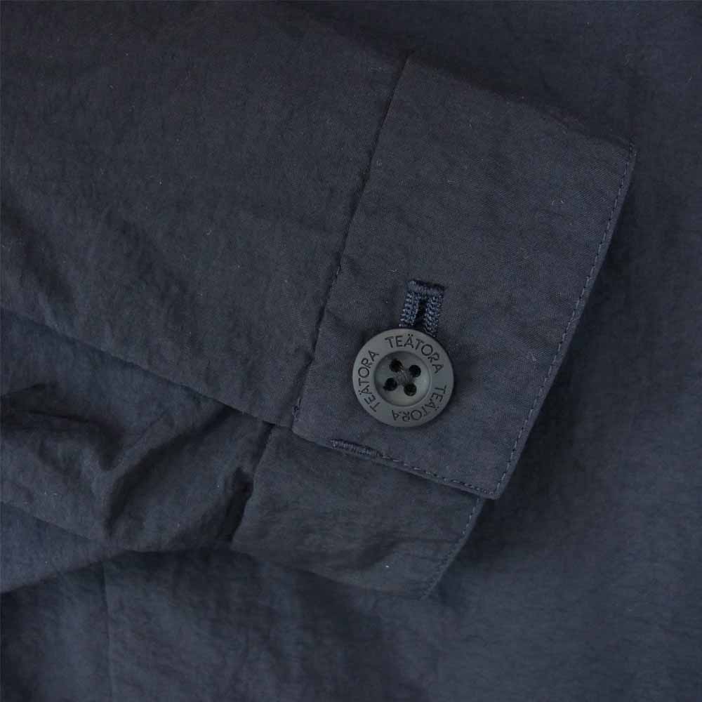 TEATORA テアトラ tt-SHT-P Cartridge Shirt Packable カートリッジ シャツ パッカブル ネイビー系【美品】【中古】