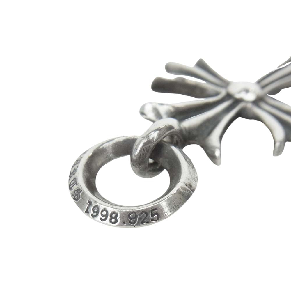 CHROME HEARTS クロムハーツ(原本無) タイニー CHクロス チャーム シルバー系【中古】