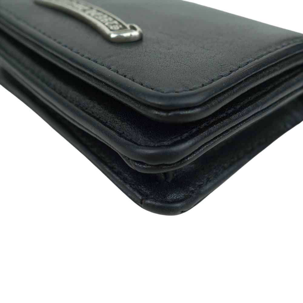 CHROME HEARTS クロムハーツ(原本無) CARD CASE 名刺入れ カードケース ブラック系 シルバー系【中古】