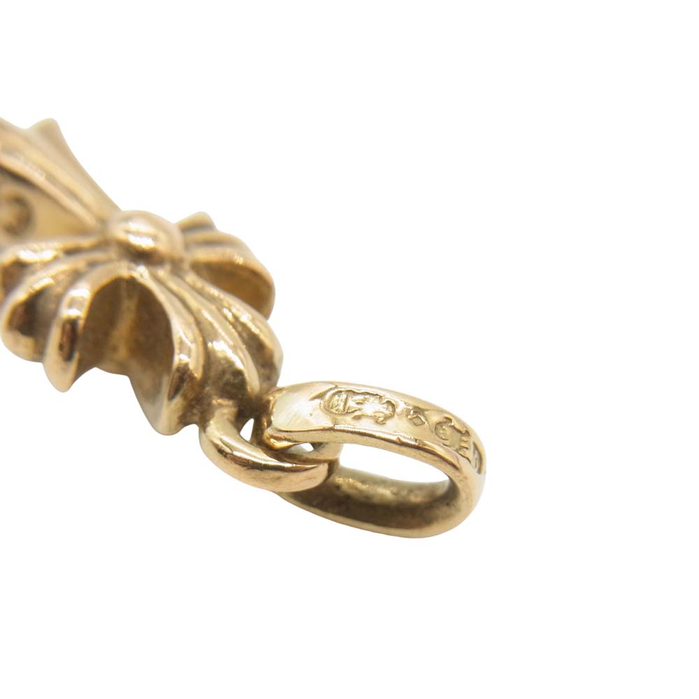 CHROME HEARTS クロムハーツ(原本無) 22K ベイビー ファット クロス チャーム ネックレス【中古】