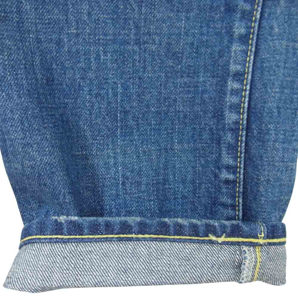 VISVIM ビズビム 17AW 117205005024 SOCIAL SCULPTURE 11 DMGD-12 デニム ジーンズ パンツ インディゴブルー系 32【中古】