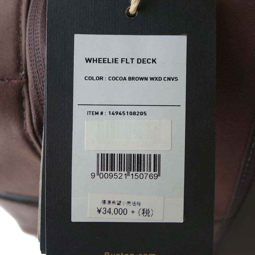 BURTON バートン 14945108205 WHEELIE FIT DECK キャリーケース ブラウン系【新古品】【未使用】【中古】