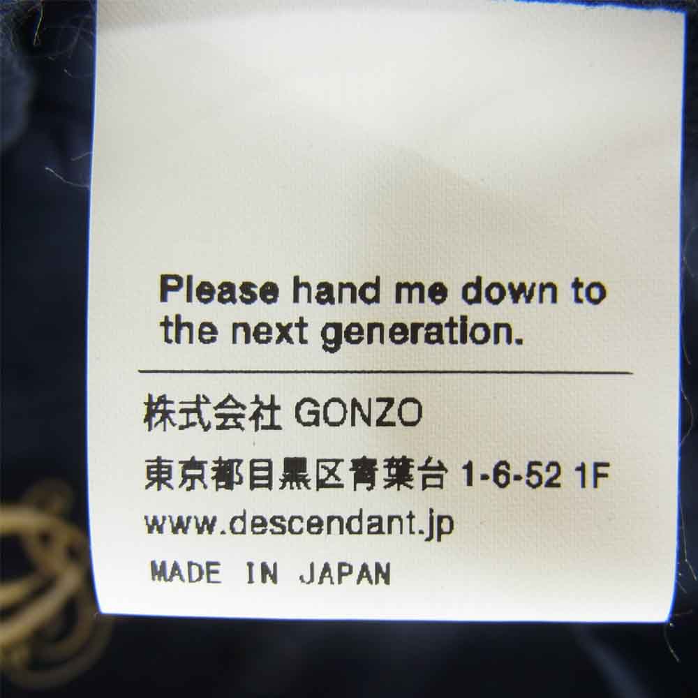 DESCENDANT ディセンダント 20AW CREST MIAMI CAP クレスト マイアミ キャップ ネイビー系 F【中古】