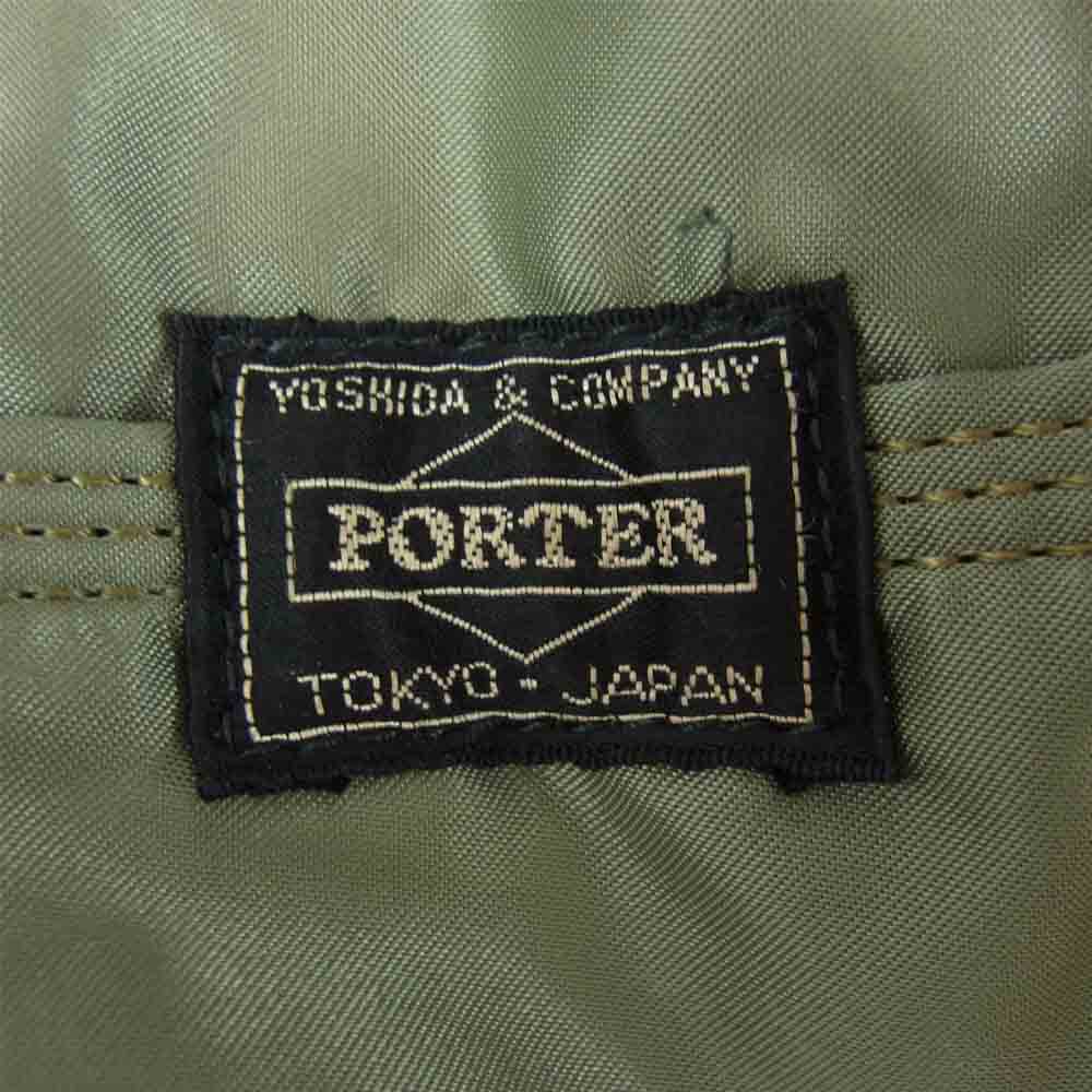 PORTER ポーター TANKER タンカー ミニボストンバッグ カーキ系【中古】