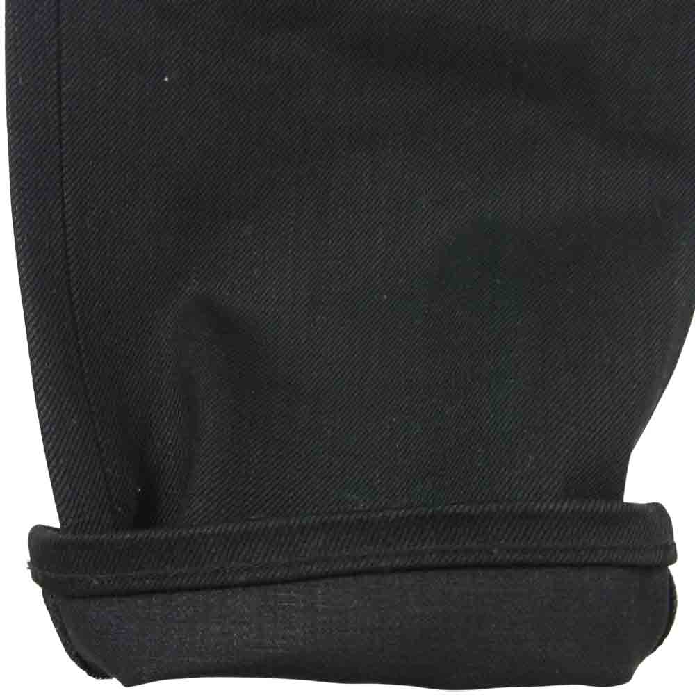 WACKO MARIA ワコマリア WMR-DENPT-006 ボタンフライ デニム パンツ ブラック系 L【新古品】【未使用】【中古】