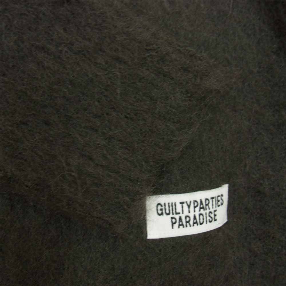 WACKO MARIA ワコマリア 18FW-WMK-KN18 V NECK MOHAIR SWEATER Vネック モヘア セーター グレー系 M【美品】【中古】