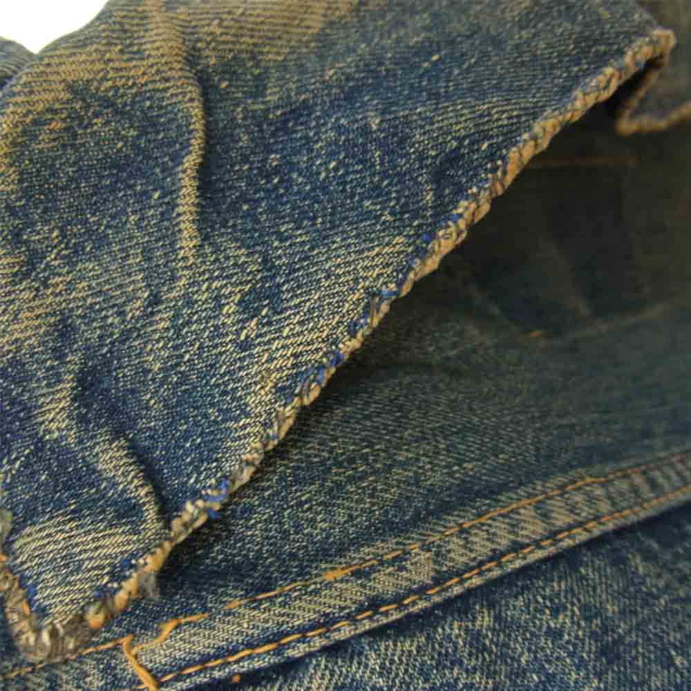 Levi's リーバイス 507XX BIG E ボタン裏17 ヴィンテージ オリジナル デニム ジャケット インディゴブルー系 サイズ表記無【中古】