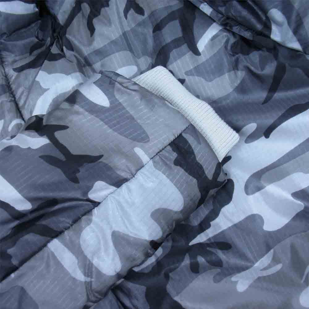 1piu1uguale3 ウノピュウノウグァーレトレ MRC105 NEXT WRAP HOODED WHITE CAMO THERMOLITE 中綿 ラップ コート グレー系 V【美品】【中古】