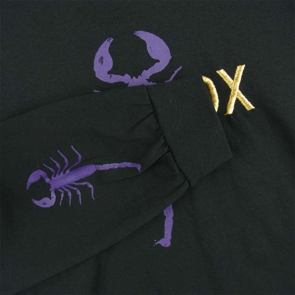 テンボックス Tony Scorpion L/S Tee ロゴ 長袖 Tシャツ ホンジュラス製 ブラック系 L【中古】